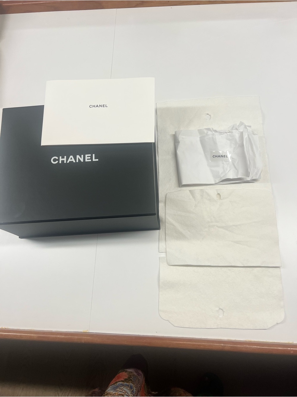 CHANEL Black and White Branded authentic Gift Box Set